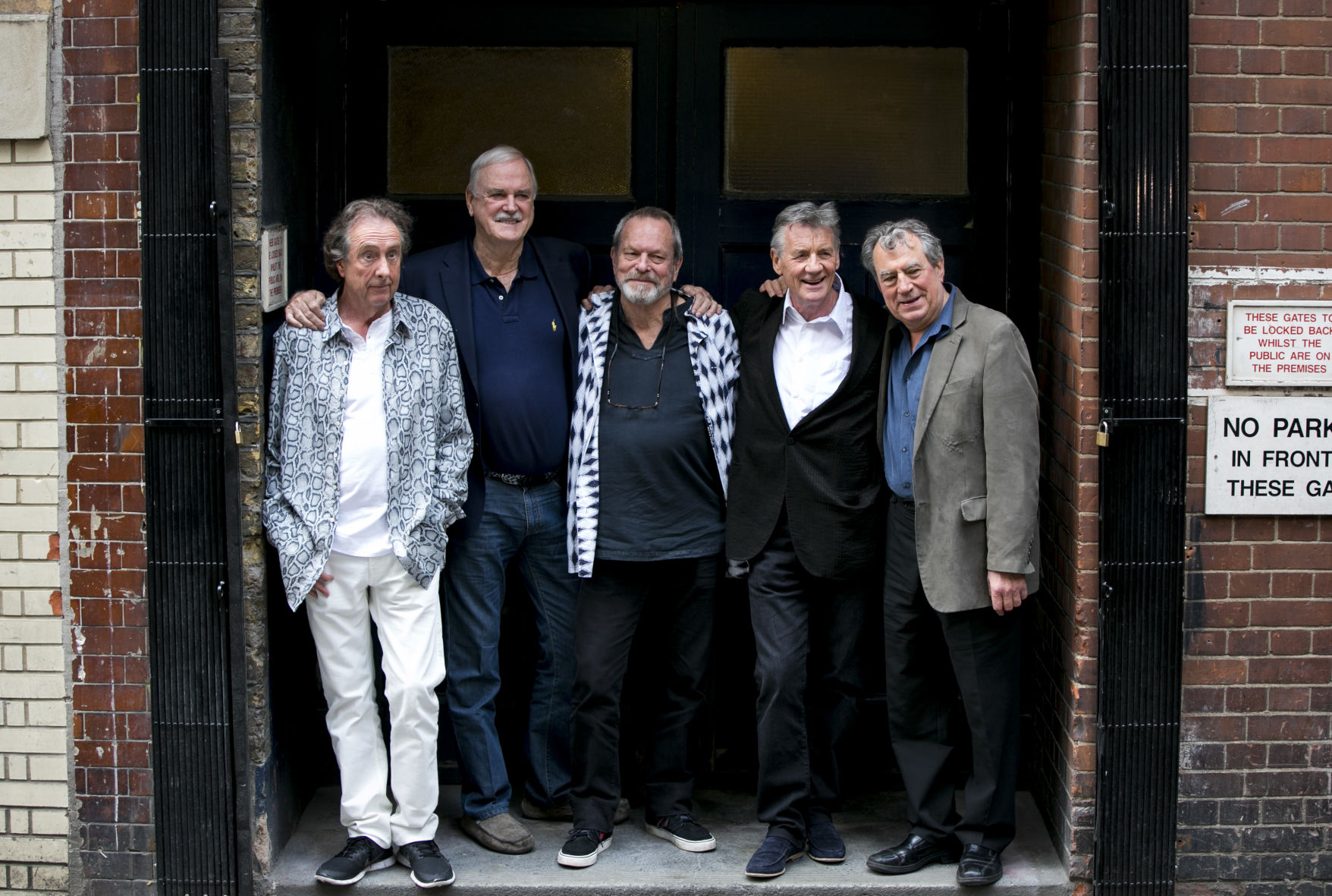 Eric Idle, John Cleese, Terry Gilliam, Michael Palin and Terry Jones